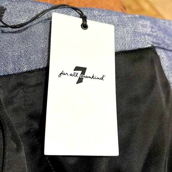 NWT 7 For All Mankind women’s black pants size 32 - Picture 13 of 13